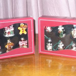 St.Nicholas Square mini glass ornaments (#EV785)